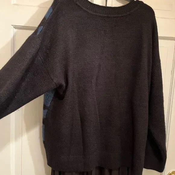 Evri Houndstooth Plus Size Sweater Sz 1X - Picture 5 of 6